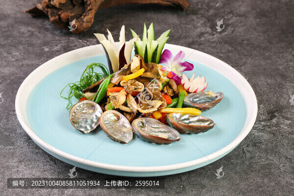 牛肝菌煎鮮鮑