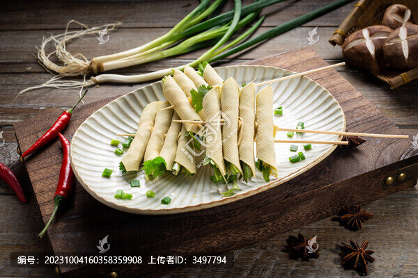 炸香菜卷