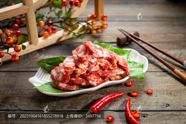 切片臘腸