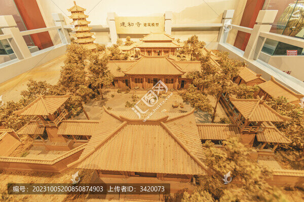 南京十朝歷史文化館建初寺模型