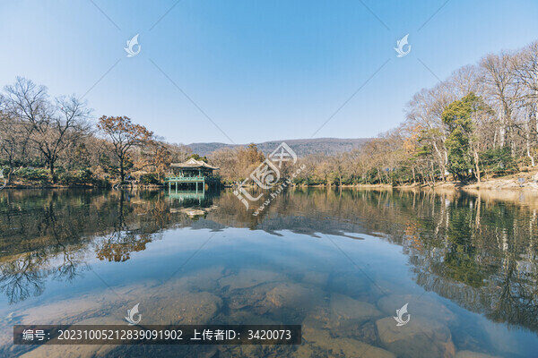 江蘇南京鐘山風(fēng)景區(qū)景點(diǎn)流徽榭