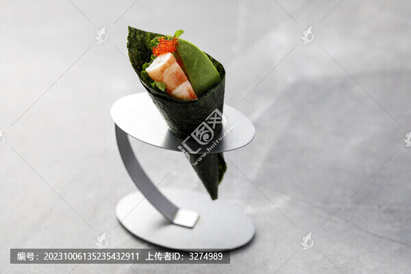 牛油果蝦手卷