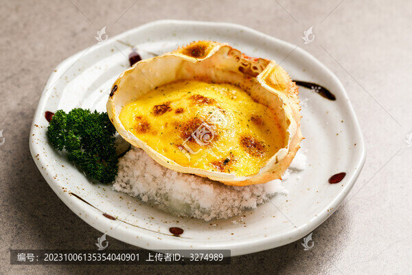 烤蟹黃
