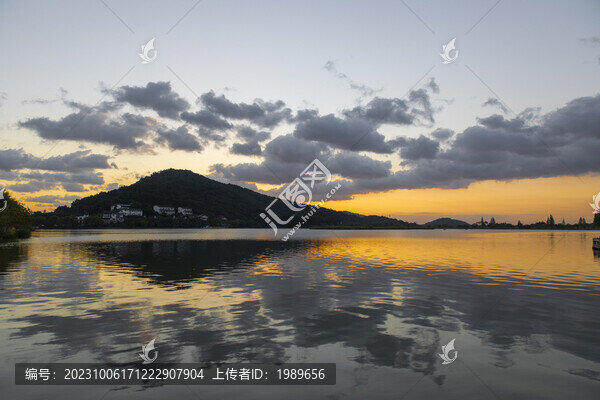 南北湖日出