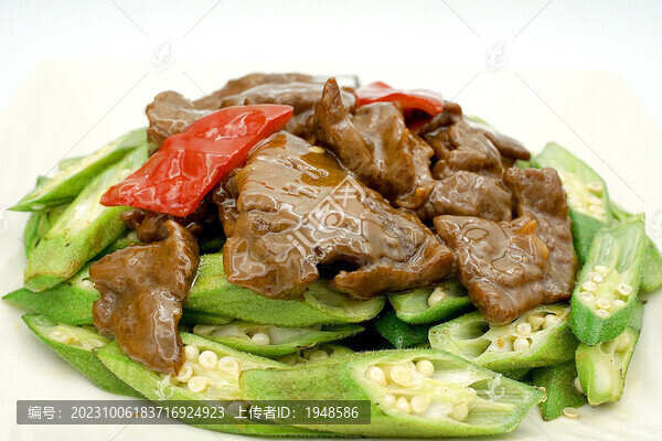 秋葵炒牛肉