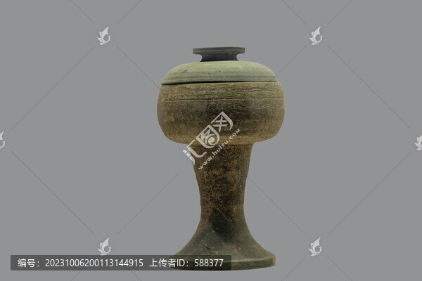 河南博物館出土文物戰(zhàn)國陶豆