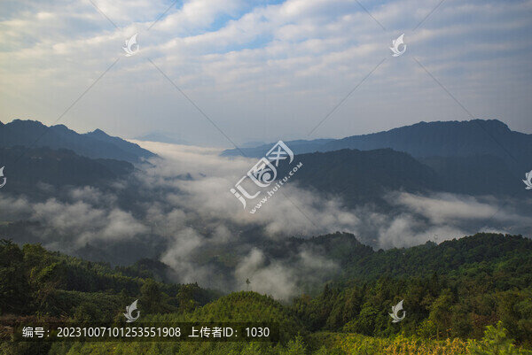 云海白云山景山林