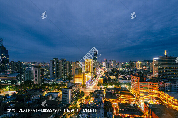 濟(jì)南城市夜景