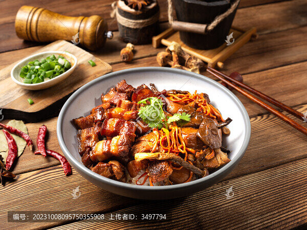 紅燒肉蓋飯