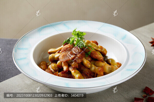 豆角燒肉