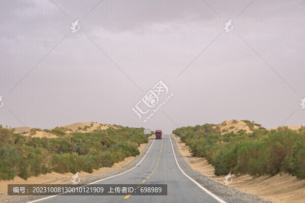 新疆塔里木沙漠公路
