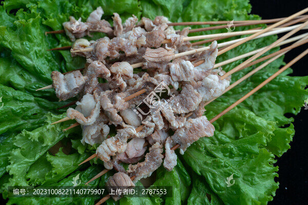 鹵牛肉串