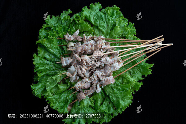 鹵牛肉串