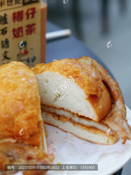 澳門花生醬豬扒菠蘿包