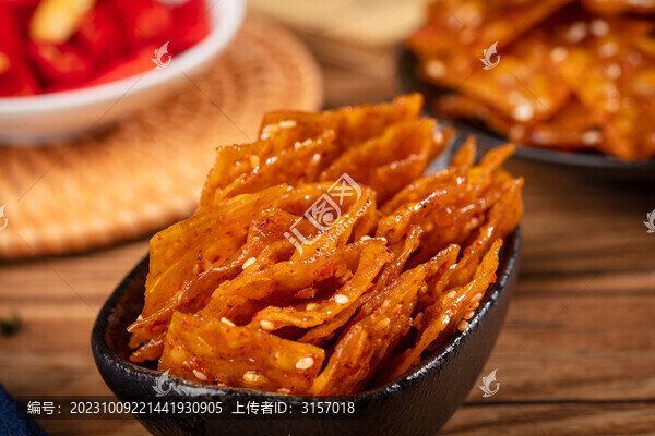 麻辣豆皮