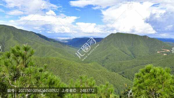 安寧黑風(fēng)山昆明十大山峰之一