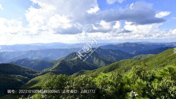 安寧黑風山昆明十大山峰之一