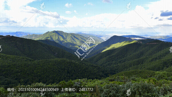 安寧黑風山昆明十大山峰之一