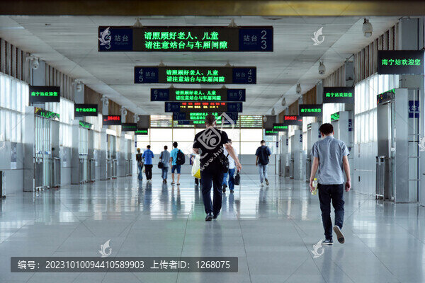 火車站過節(jié)回家的人