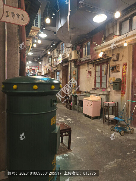 老上海街景郵筒