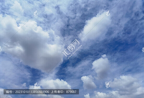 蔚藍(lán)天空白云飄