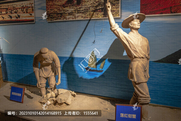 石浦漁港漁民塑像