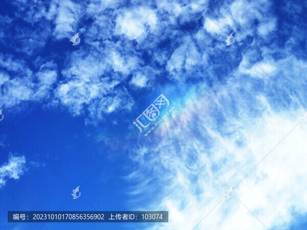 藍天白云