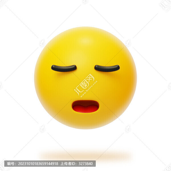 社交情緒表情情感反應(yīng)無聊3D
