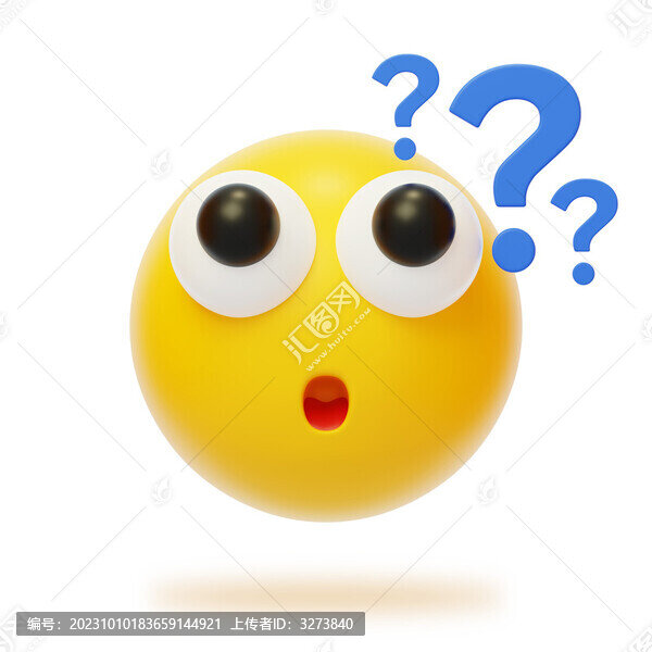 社交情緒表情情感反應(yīng)疑問3D