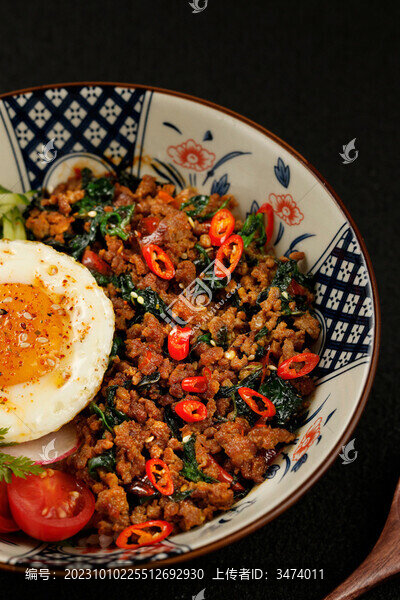 泰式肉末飯