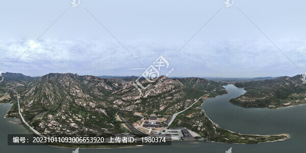 乳山岠嵎山全景