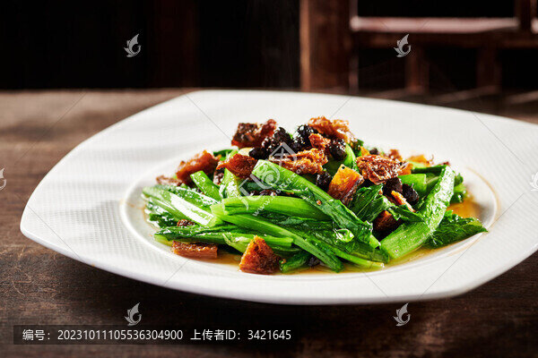 豆豉鯪魚油麥菜