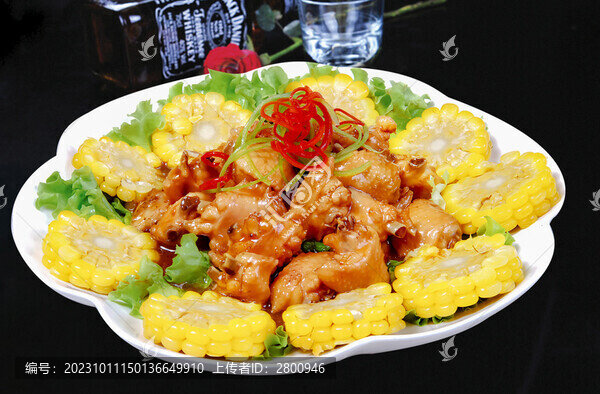 鳳翅燒玉米