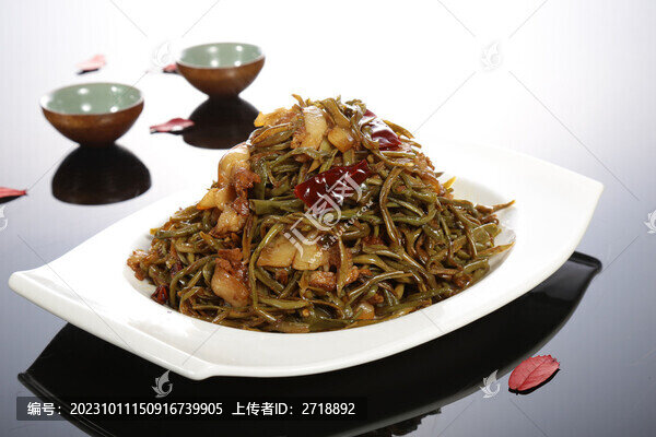 五花肉壓豆角干