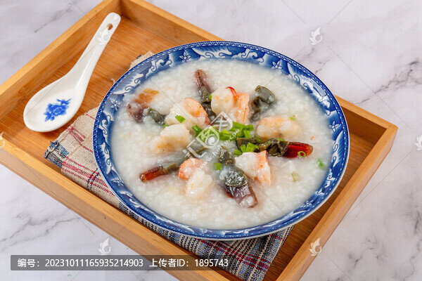 蝦仁皮蛋粥