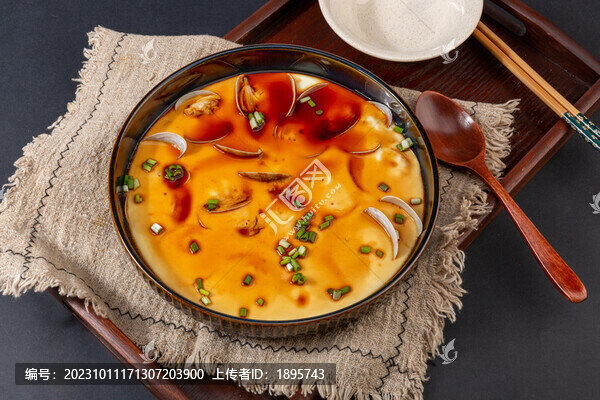 花甲蒸蛋