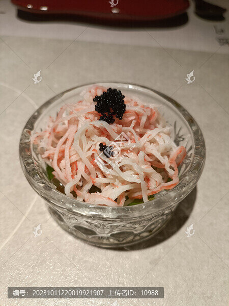 蟹肉香檳醋凍