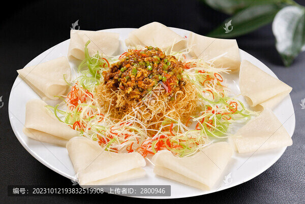 薄餅魚(yú)籽醬