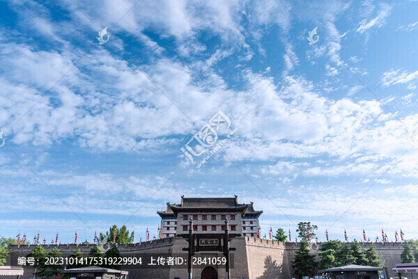 中國陜西西安城墻永寧門