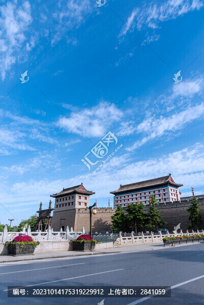 中國陜西西安城墻永寧門