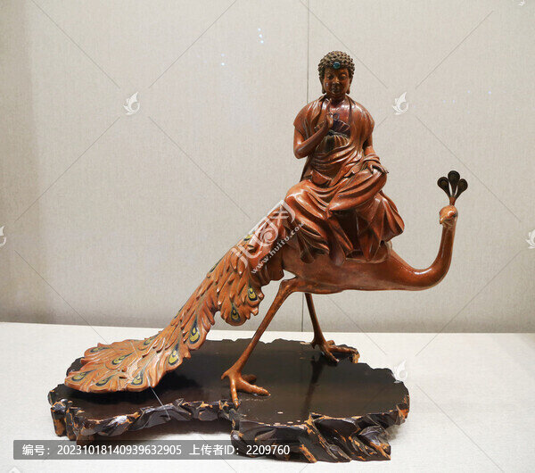 斑銅孔雀明王如來佛祖