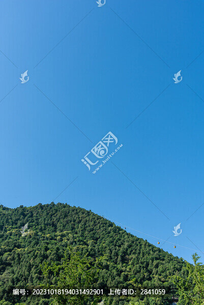 中國(guó)陜西西安華清宮驪山風(fēng)景