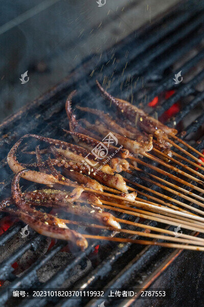 烤魷魚須