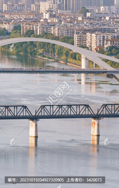 廣西柳州柳州鐵橋與廣雅大橋