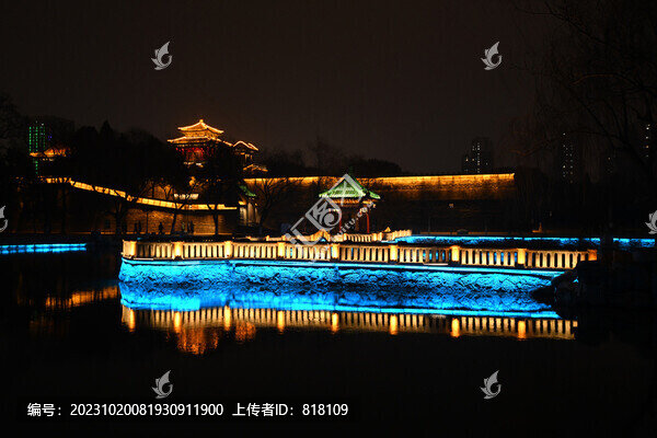 叢臺(tái)公園夜景