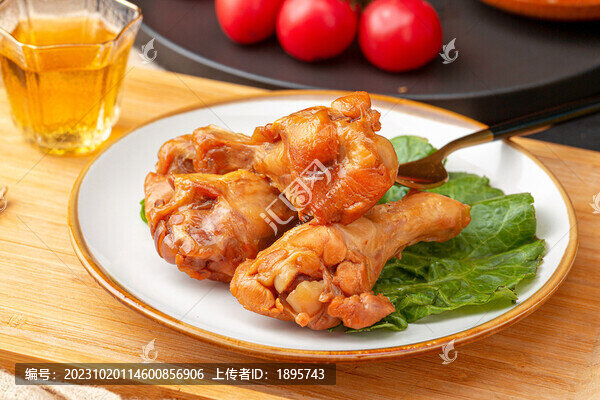 藤椒味鹵味熟食小雞腿