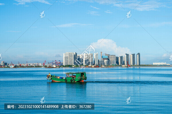 海口灣海景