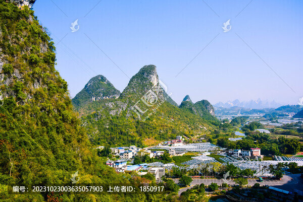 荔浦荔江灣風(fēng)光