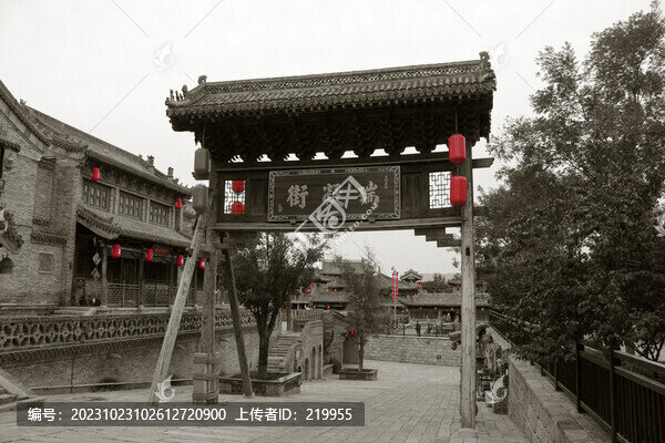仿古牌樓