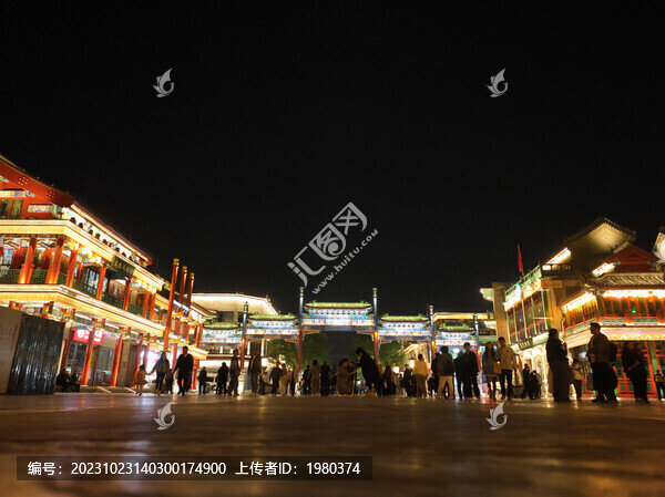 北京前門夜景